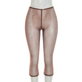 Mesh See Through Seventh Pants MXBF-Q26PT094