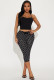 Bow-Printed Polka-Dot Seventh Pants YWXS-K26L2421