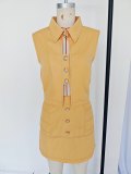 Casual Solid Color Two Piece Shorts Set MIL-L339