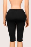 Solid Color Split Seventh Pants YWXS-K26L2692
