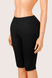 Solid Color Split Seventh Pants YWXS-K26L2692