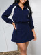 Sport Casual Long Sleeve Coats Skirts 2 Piece Set HNIF-YF402
