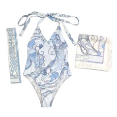 VIP1 Print Tie Up One Piece Swimsuit HMTF-PU21