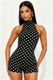 Sleeveless Backless Romper SHD-9996