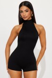 Sleeveless Backless Romper SHD-9996