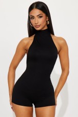 Sleeveless Backless Romper SHD-9996