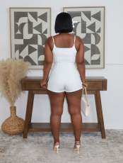 Solid Color Sling Romper NY-11296