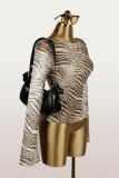 Long Sleeve See Through Tops GXIY-J25TP252