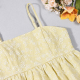 Jacquard Backless Spaghetti-Strap Top GFRT-60482TBZ