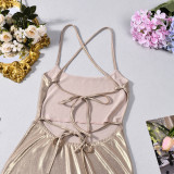 Sexy Sling Mini Dress GFRT-33010DBY