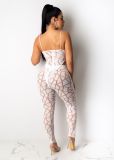 Sexy Fishnet Nightclub Lingerie Two-Piece Set AIL-079
