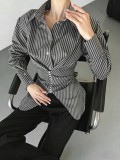 Stripe Long Sleeve Shirt GPBY-SH8516