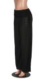 High-Waisted Drawstring Loose Lace Pants(With Panties) MZ-26010