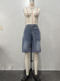 Fashion Denim Loose Shorts OD-8787
