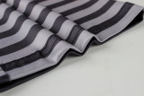 Stripe Lace Slim Fifth Pants GXIY-K26L2741