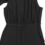 Slash Shoulder Solid Color Jumpsuit BY-7718