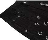 Plus Size Metal Ring Rivet Chain Jeans GYLN-9088