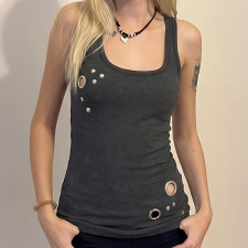 Solid Color Sleeveless Tank Top GPKJ-MR47000