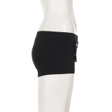 Pleated Double-Breasted Casual Short GPKJ-MR49172