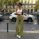 Solid Color Casual Straigh Pants GPKJ-MR49713