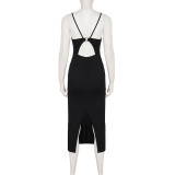 Sexy Hollow Out Sling Mini Dress GPKJ-MR50201