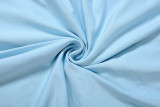 Solid Color Halterneck Ruched Split Maxi Dress DLSF-K6D12157A
