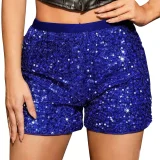 Solid Color Sequin Shorts GXRF-QC0166