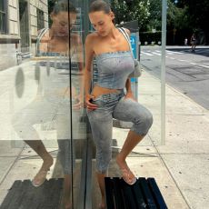 VIP1 Embroidered Bustier Top and Pants Set GZJQ-K6S12865A