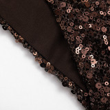 Sleeveless Sequin Backless Mini Dress GSZM-J26DS293