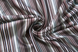 Off Shoulder Stripe Skinny Fifth Pant Suit DLSF-K6S12990A