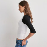Contrast Color Long Sleeve T Shirt GSBW-Y26TP290