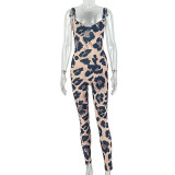 Leopard Print Backless Sling Jumpsuit GJYO-JP006376