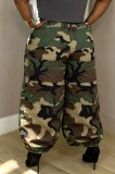 Camouflage Print Lantern Jeans LSD-2960