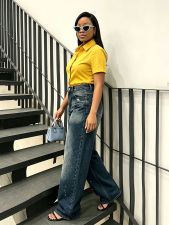Plus Size Fashion Straight Jeans GYLN-4040
