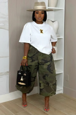 Camouflage Lantern Wide-Leg Pants LSD-2899