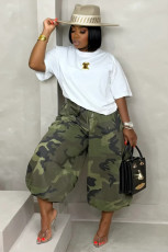 Camouflage Lantern Wide-Leg Pants LSD-2899