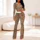 VIP1 Letter Print Long Sleeve Two Piece Pants Set QXLB-XRB-S0ADA6