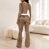 VIP1 Letter Print Long Sleeve Two Piece Pants Set QXLB-XRB-S0ADA6