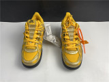 OFF-WHITE x N*ike Air Rubber Dunk “University Gold” CU6015-100