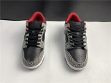 Supreme × N*ike SB Dunk Low “Black Cement 304292-131