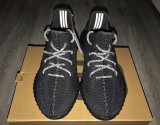 Y*eezy 350 Boost V2 Black Static Non-Reflective