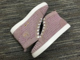 Men Women C*hristian L*ouboutin Lou Spikes Top Sneaker
