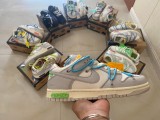 O*ff-W*hite x N*ike Dunk Low