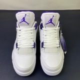 Air Jordan 4 Retro Metallic Purple (GS)  CT8527-115
