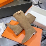 Women  H*ermes Top Sneaker
