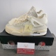 WMNS Air Jordan 4 RETRO x O*ff W*hite Sail  CV9388-100