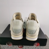 WMNS Air Jordan 4 RETRO x O*ff W*hite Sail  CV9388-100