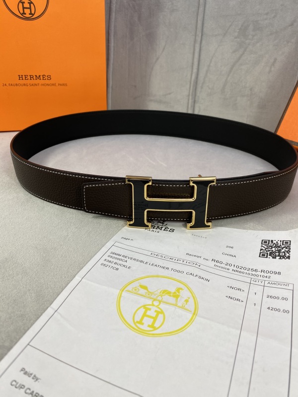 H*ermes Belts Top Version  38MM