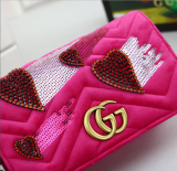 G*ucci Bag Top Qualit  18*10*5CM