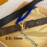 L*ouis V*uitton  Belts Top Quality 20MM